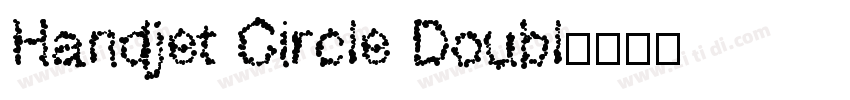 Handjet Circle Doubl字体转换